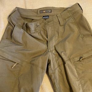 5.11 Tactical pants. Olive green. Rarely worn. 30W 30L.
